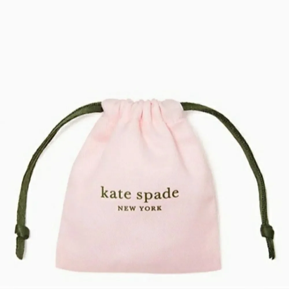 Kate spade putting on the ritz row necklace gold crystal sparkle new NWT